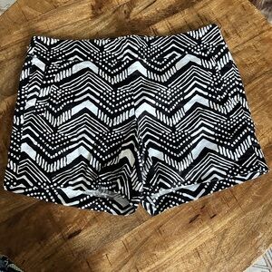 J-crew Black & White Patterned Women’s Shorts